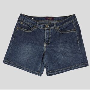 Royalty Jean Shorts Womens 12 Medium Wash Denim Shorts